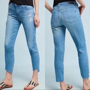 Ag The Mid-Rise Stevie Capri Jeans